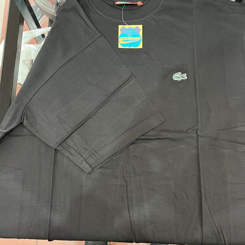 T-shirt short sleeve XL black 100% cotton new