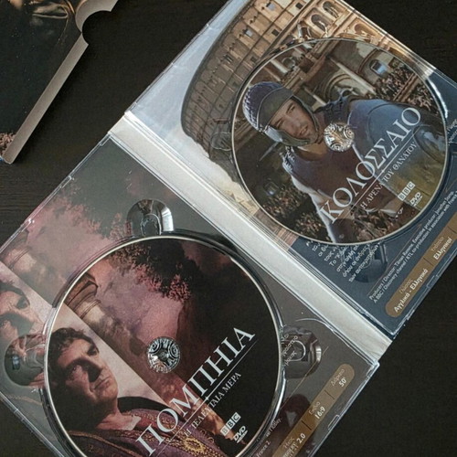 BBC DVD set Pompeii The Last Day and Colosseum Arena of Death like new