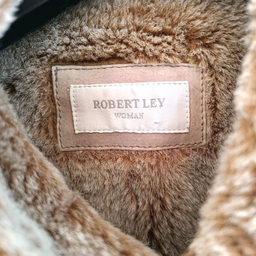 Robert Ley vintage jacket made of natural mouton, like new, beige