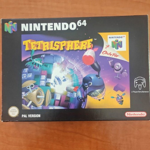 Nintendo 64 Tetrisphere like new, European PAL edition