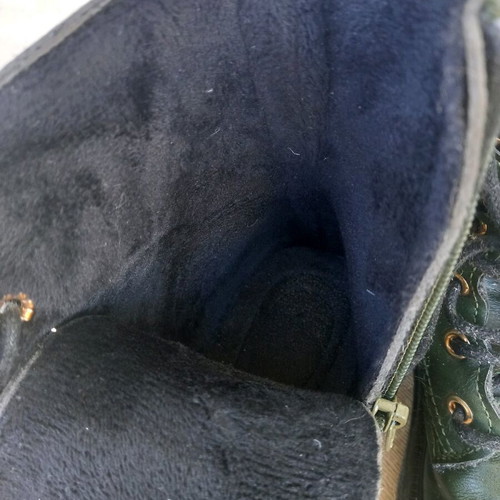 MariKelly kids boots size 32 like new, dark green