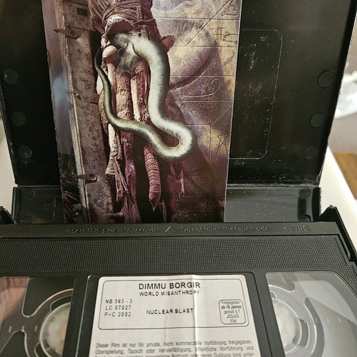 Dimmu Borgir World Misathropy 2002 VHS used, Black Metal