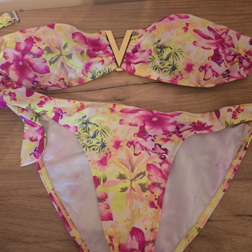 Swimsuit S/M, pink multicolor