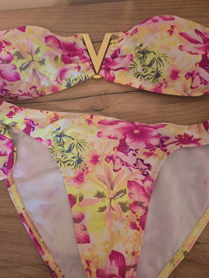 Swimsuit S/M, pink multicolor