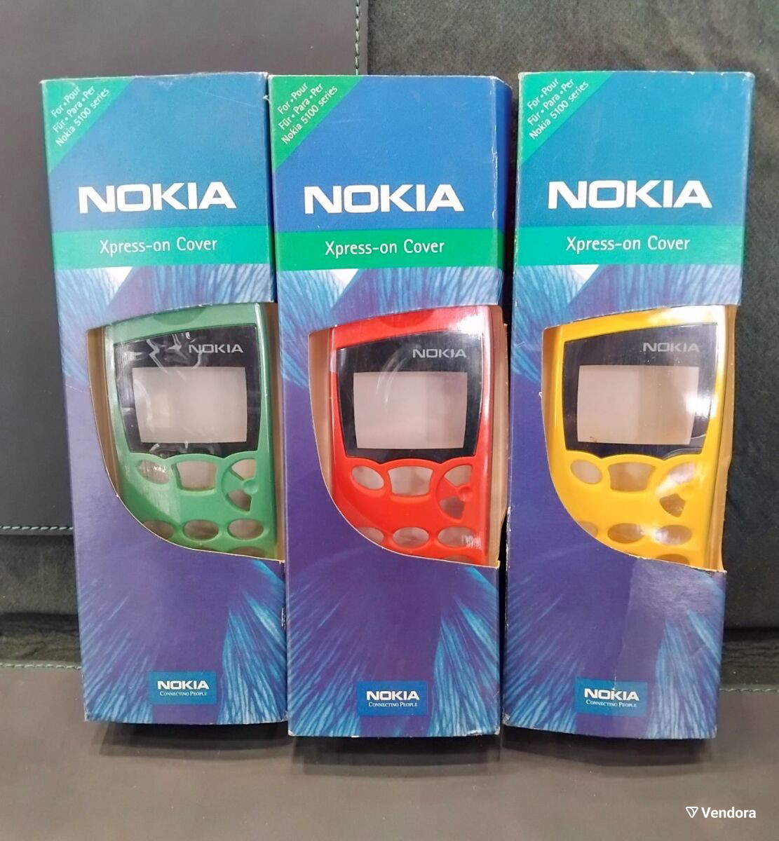 Coques Nokia 5100 Xpress-on Covers Set, Neuves, Jaune, Mat, Pour Nokia 5110