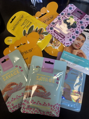 Care masks for feet, hands, and face new