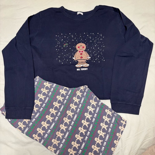 Men's pajamas used, blue and multicolored