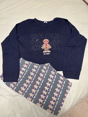 Men's pajamas used, blue and multicolored