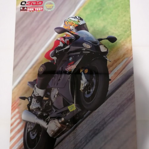 BMW S1000RR poster used, 54cm x 40cm