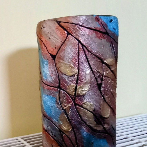 Handmade decorative vase new gypsum painted by LuAna