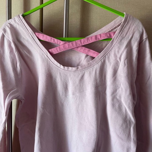 Children's blouse used 8 years pink size 128 cm