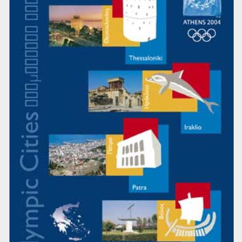 Athens 2004 Olympic Games poster new with original tube