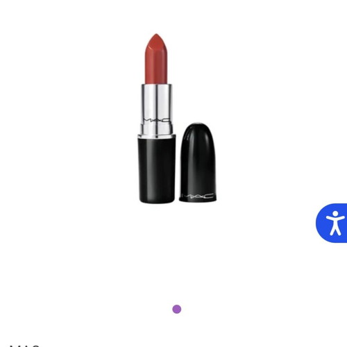 MAC Lustreglass Lipstick Lady Bug A57 like new, red