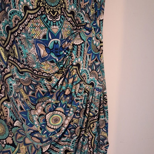 Raxevsky printed dress XS/S like new, turquoise multicolor