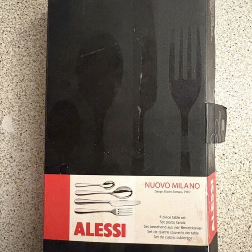 Alessi cutlery set, 4-piece