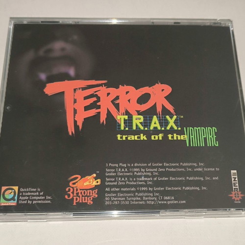 PC - Terror TRAX: Track of the Vampire (Jewel Case) *TSR*