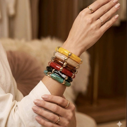 Elastic bracelets new, multicolor