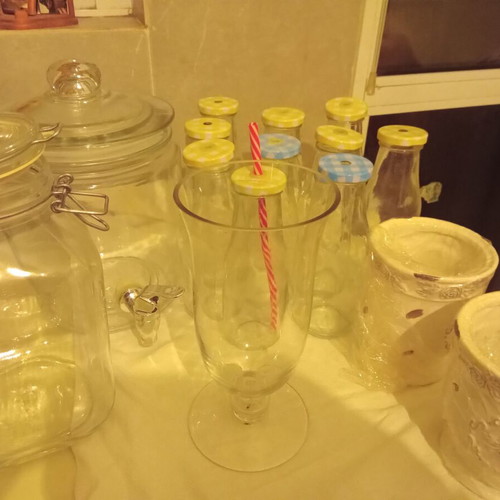 Glassware like new, party set for kids with glasses and tap