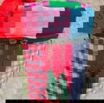 Κουτί αποθήκευσης υφασμάτινο μινι patchwork