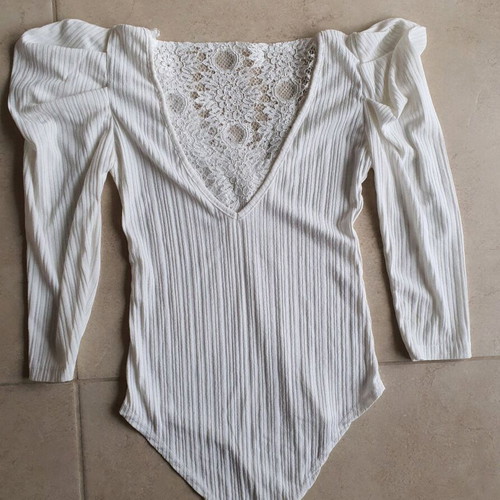 Celestino bodysuit with lace, like new, size S