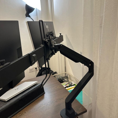 Filex Chicago Duo Monitor Arm like new, dual screen stand