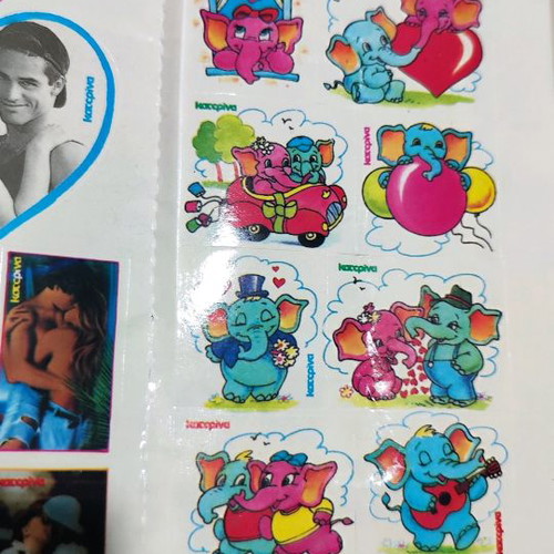 90s stickers from Katerina magazine 1993-94