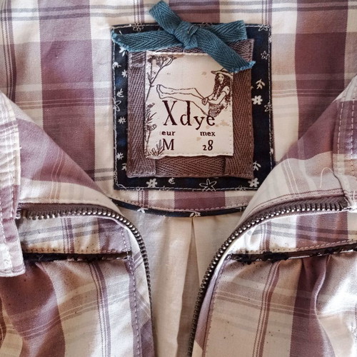X dye light spring jacket used, size M
