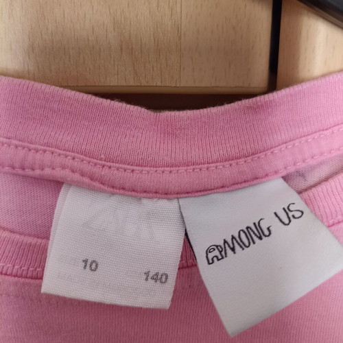 Among Us T-Shirt Zara size 140 cm like new, multicolor