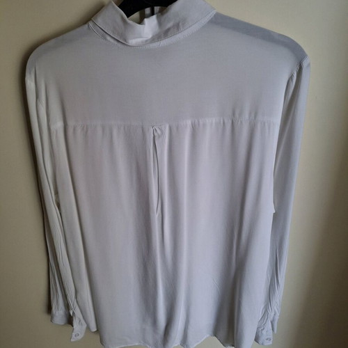 Women's white shirt size large cotton new