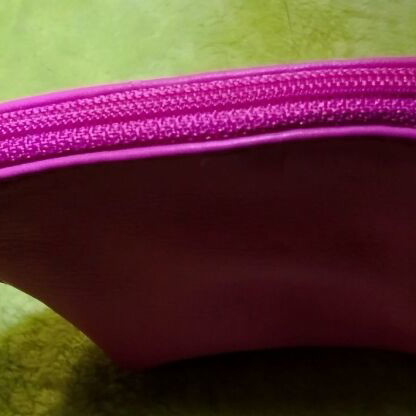 Women's leather handbag like new, pink and gold