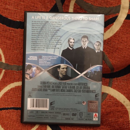 Gattaca DVD special edition like new with Greek subtitles