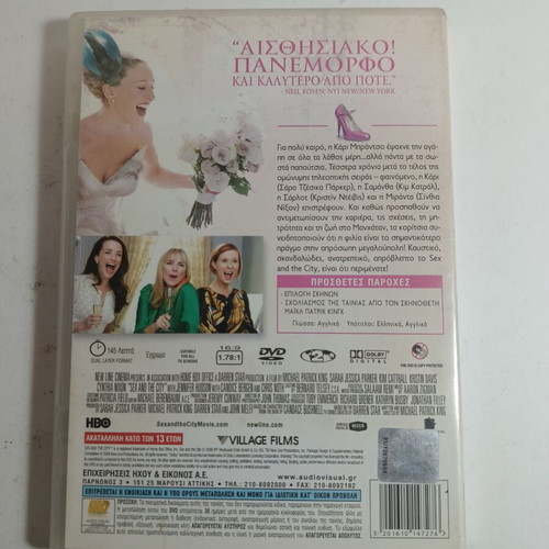 Sex and the City movie DVD used, comedy, romantic