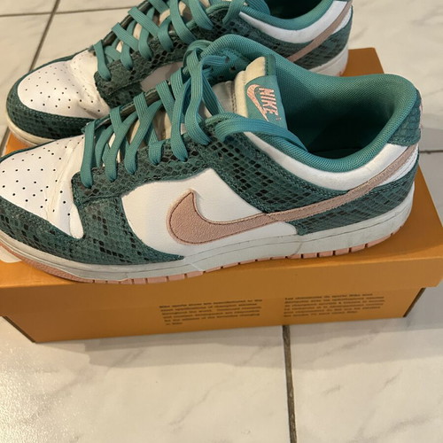 Nike Dunk Low Premium Snakeskin sneakers size 45 used