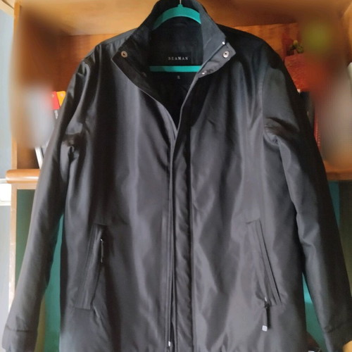 Seaman men's jacket black size M like new