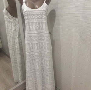 PINKO Long White Dress Size S