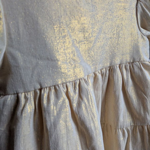 Gold dress 9-12m new