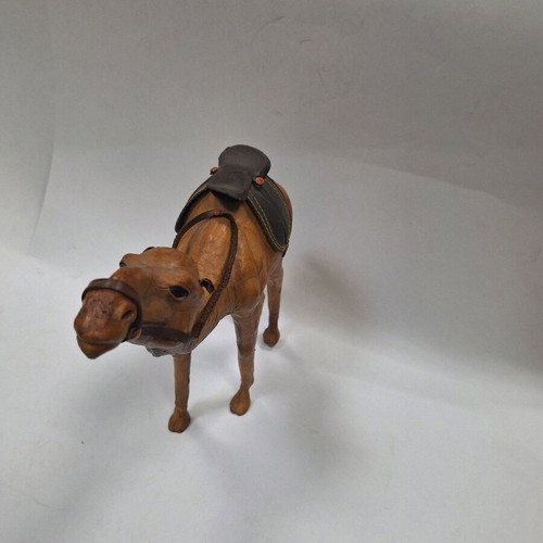 Camel leather 33 cm height like new