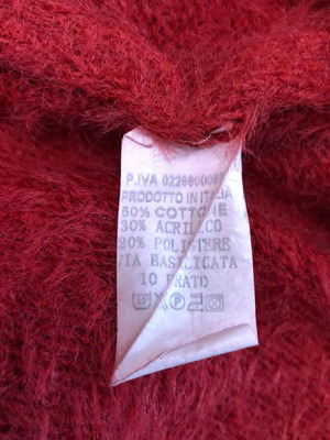 *PRODOTTO* sweater like new, size M/L, red