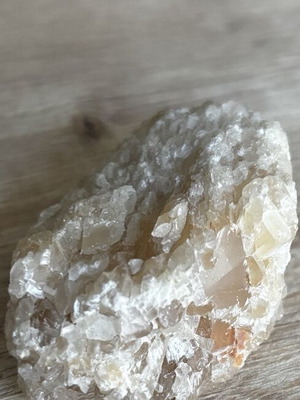 Honey Calcite raw crystal cluster