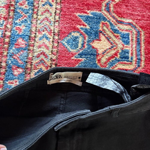 Zara jeans black like new, size 36 EUR