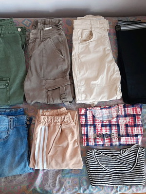 Pack of 8 New Women's Pants XS - S Bershka Multicolor
