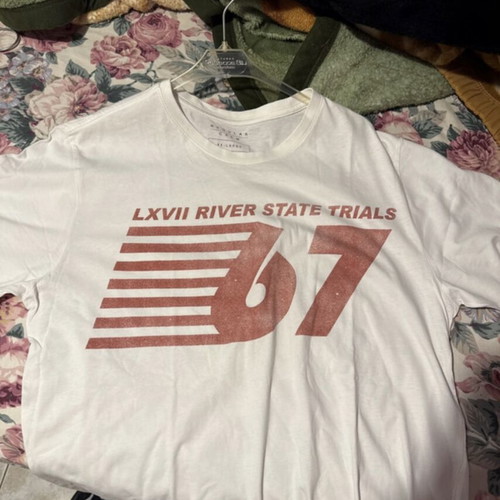 Short-sleeve shirt white XXL like new