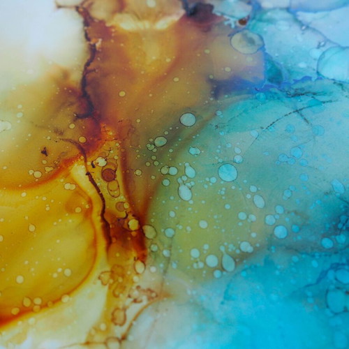 Abstract painting Soap Dream new, handmade