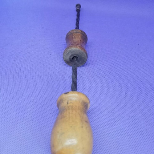 Old hand drill brace used