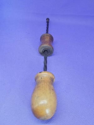 Old hand drill brace used