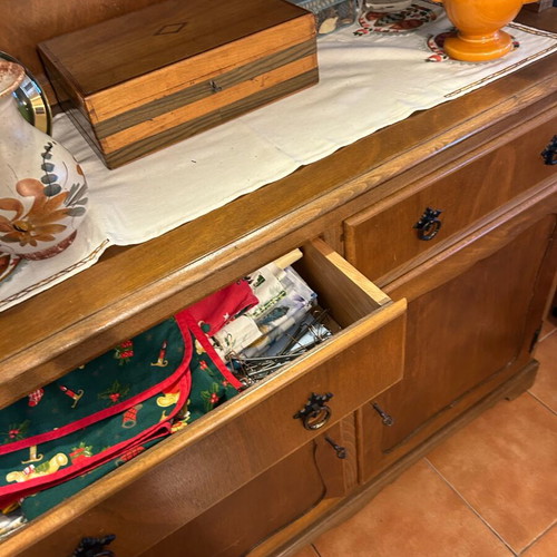 Wooden rustic buffet like new