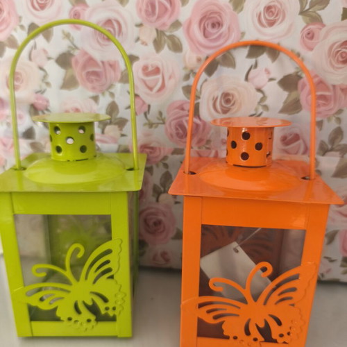 Metal Lanterns set new with tags