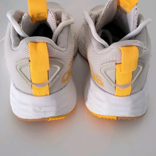 Adidas athletic shoes size 30 like new, grey and yellow