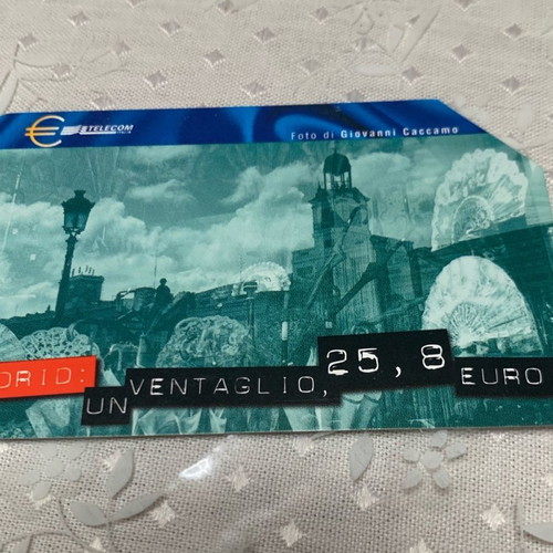 Telecom Italia 2001 phone cards used, 3 pieces, 10,000 L