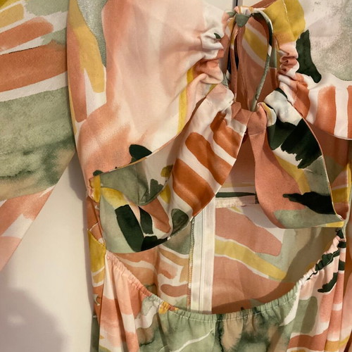 Shein summer dress top and skirt new, multicolor